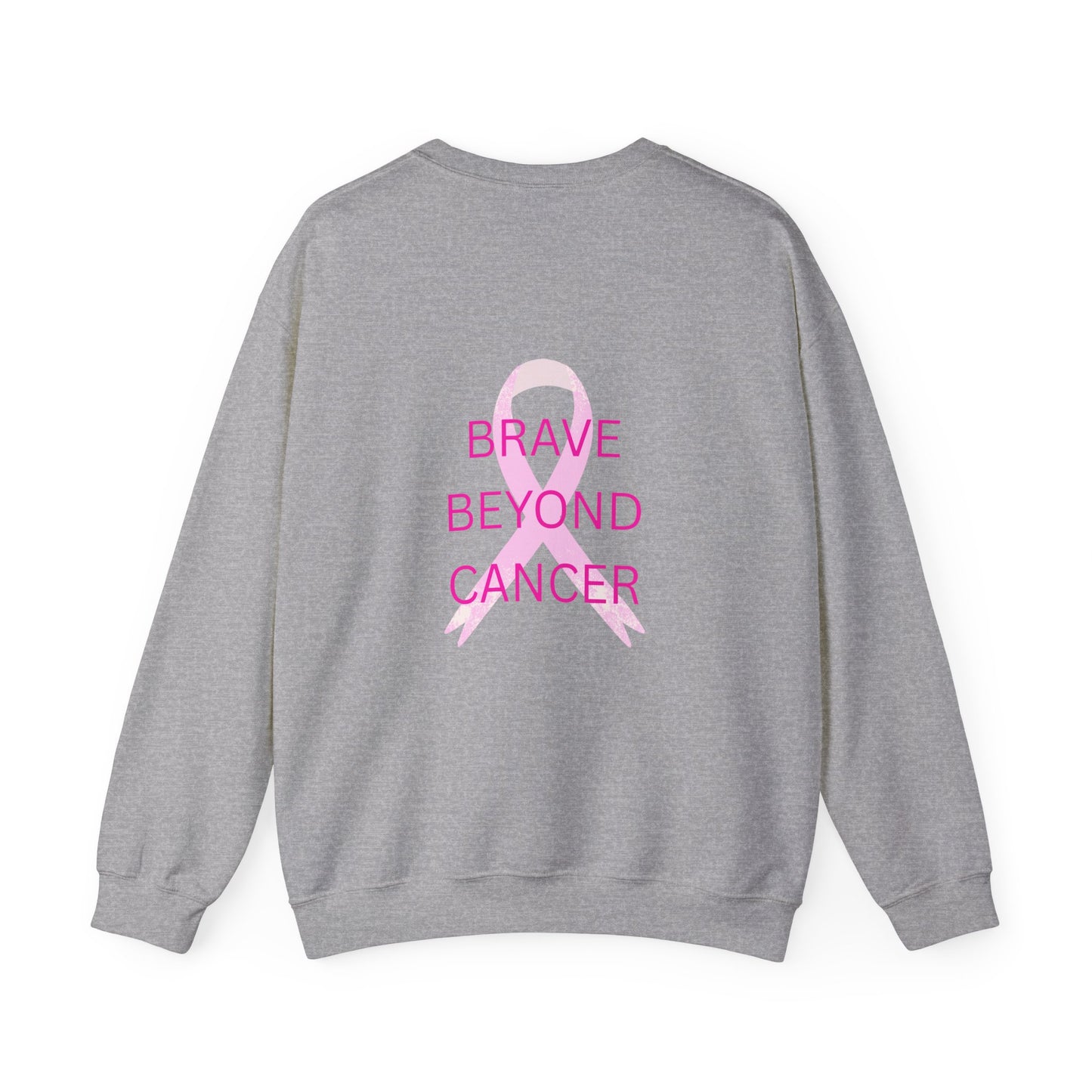 Brave Beyond Cancer Sweatshirt, Support Cancer Awareness, Gift for Fighters, Breast Cancer Month Apparel, Inspirational Sweater, [...]